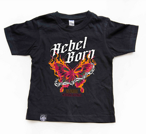 REBEL BORN | BIG KIDS TEE