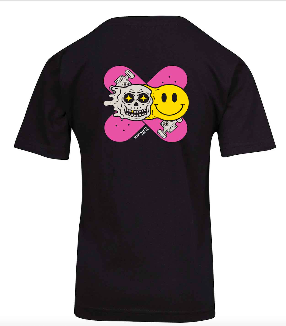 SMILEY SKATER | BIG KIDS TEE