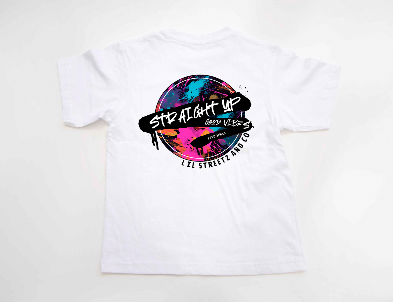 STRAIGHT UP GOOD VIBES | BIG KIDS TEE