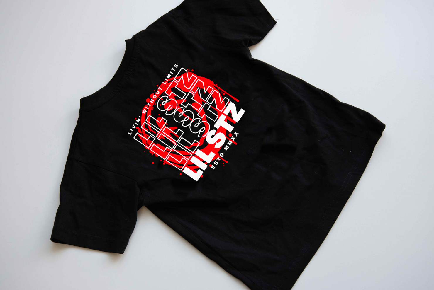 STAND OUT RED DESIGN | BIG KIDS TEE