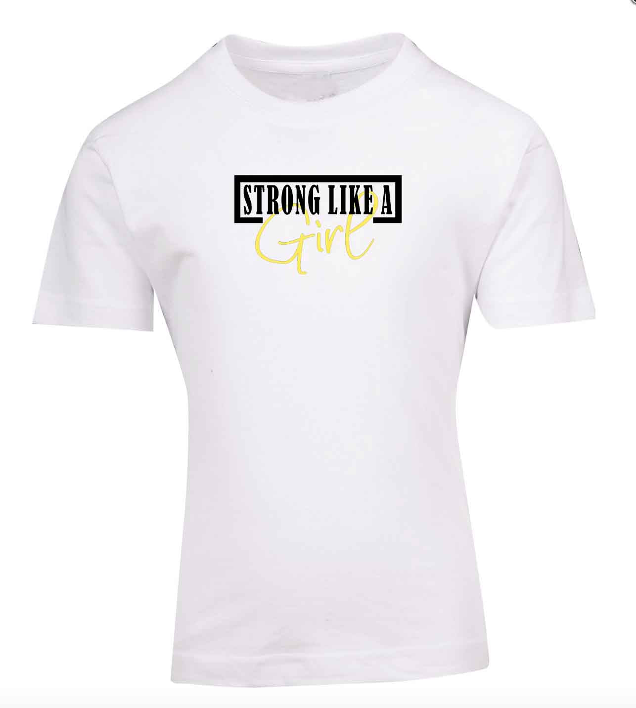 STRONG LIKE A GIRL | LIL KIDS TEE