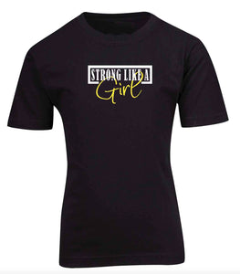 STRONG LIKE A GIRL | LIL KIDS TEE